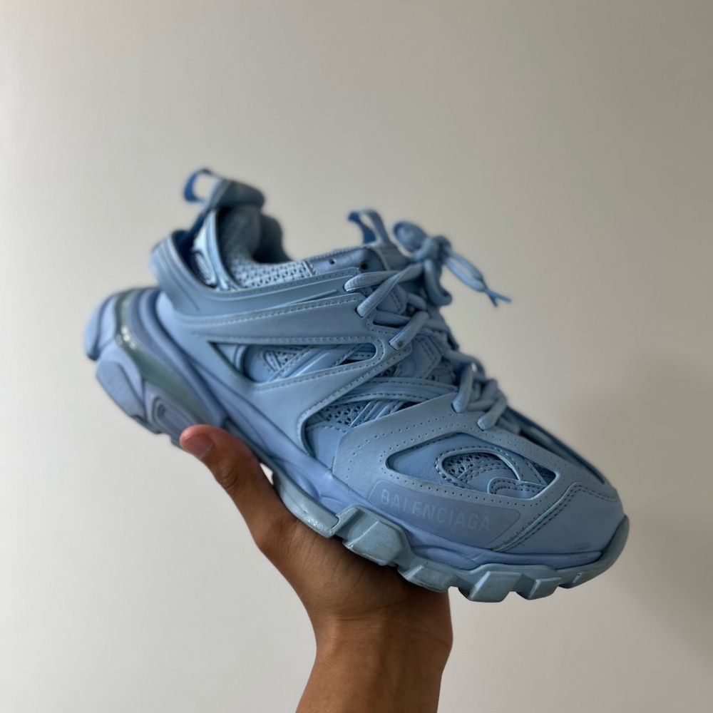 Light blue Balenciaga track runners size 7 (women)